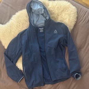 Reebok Navy Hooded Lightweight Jacket